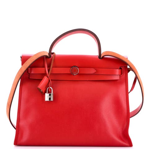 Herbag Zip Berline Vache Canvas and Leather 31