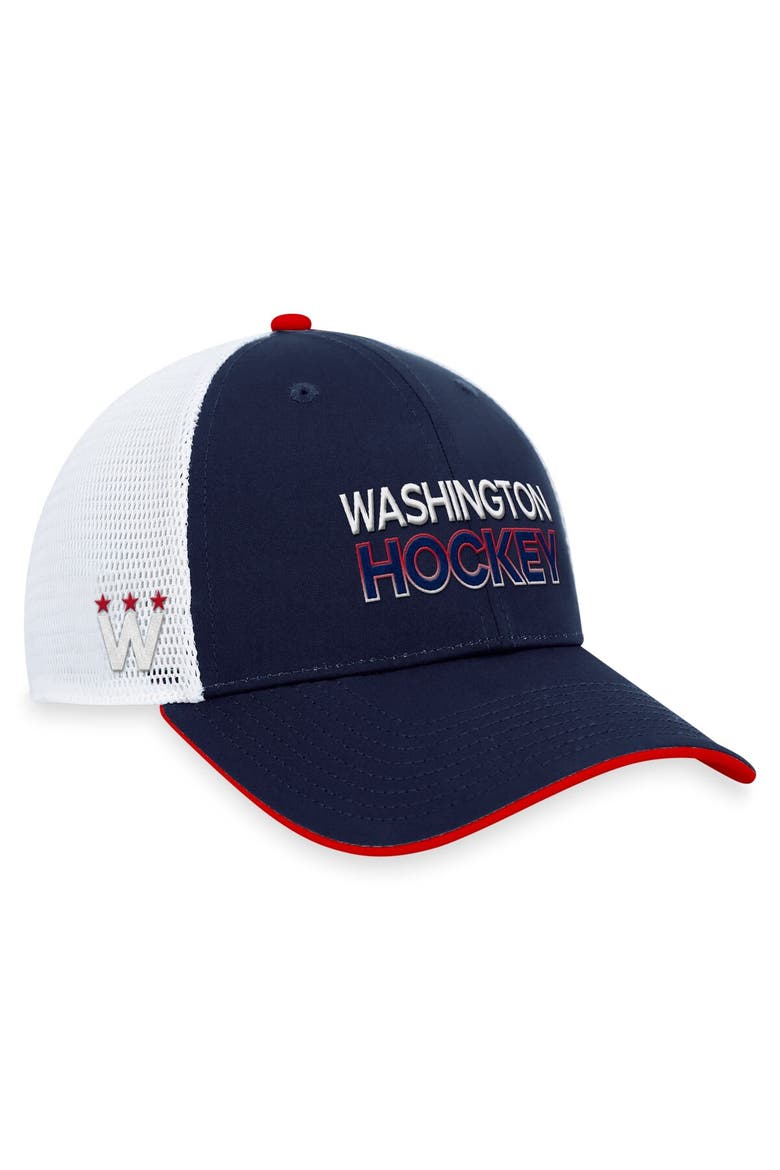 Men's Fanatics Branded Navy Washington Capitals Authentic Pro Alternate Jersey Trucker Adjustable Hat, Main, color, Navy