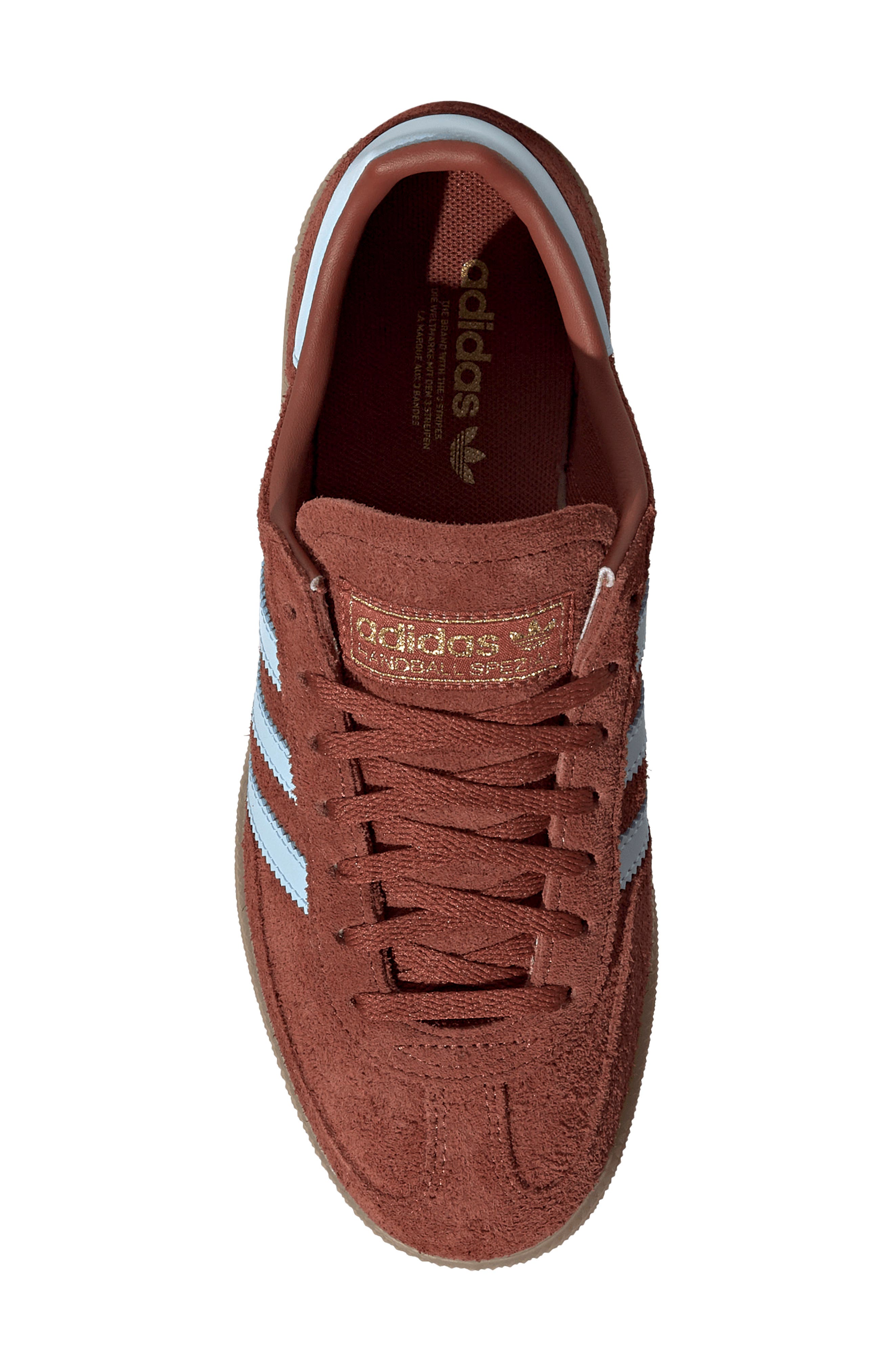 Handball Spezial Sneaker, Alternate, color, SIENNA/ CLEAR SKY/ GOLD
