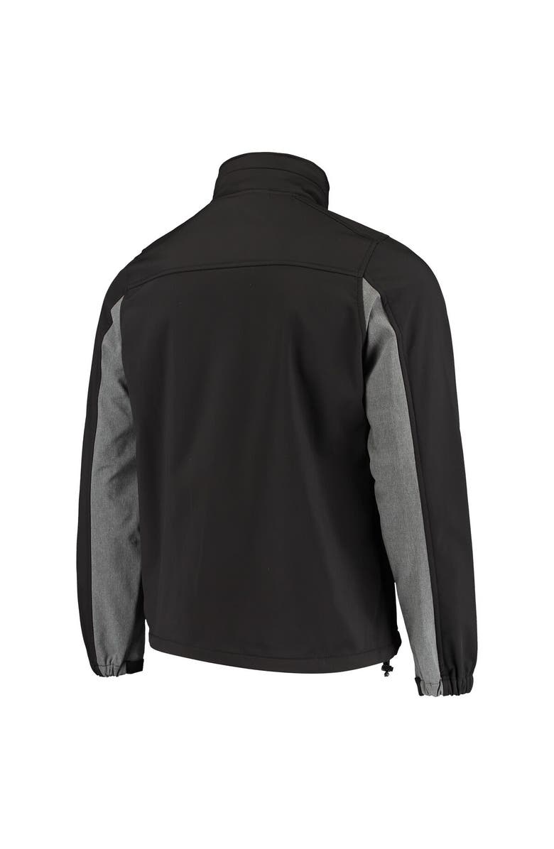 DUNBROOKE Men's Dunbrooke Black Minnesota Vikings Circle Zephyr Softshell Full-Zip Jacket, Alternate, color, 