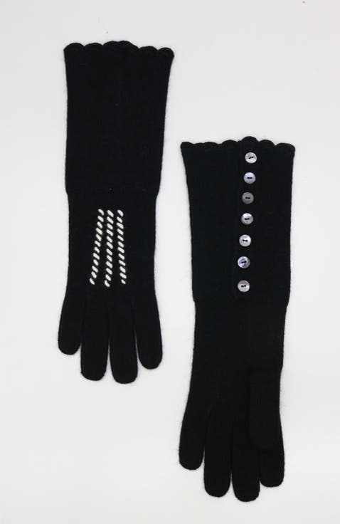 GLOVES WITH BUTTONS