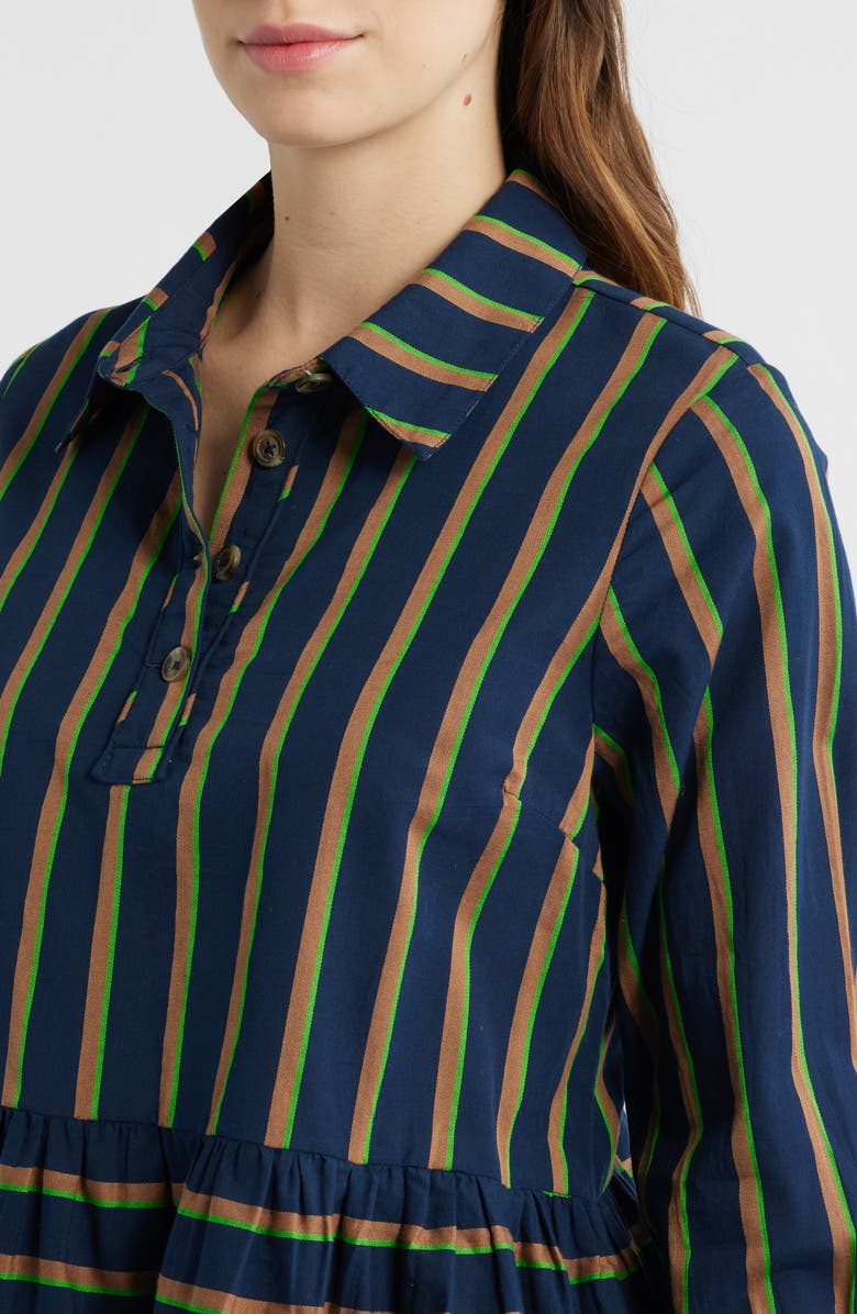 Damson Madder Kinsley Stripe Long Sleeve Shirt, Alternate, color, Navy
