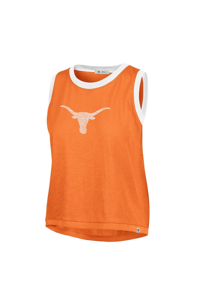 '47 Women's '47 Texas Orange Texas Longhorns Premier Ringer Tank Top, Alternate, color, Burnt Orange