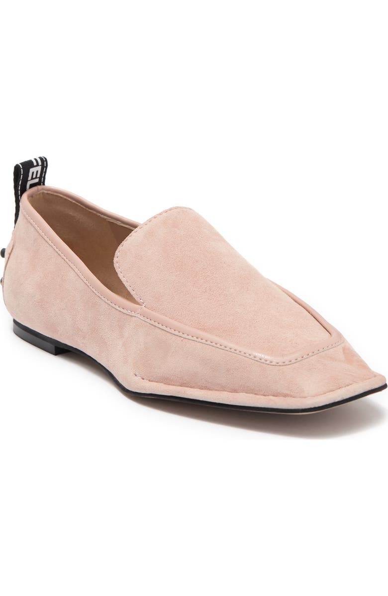 KARL LAGERFELD PARIS Zaza Slip-On Loafer, Main, color, Dusty Pink Suede