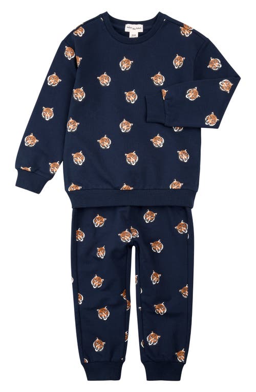 Miles The Label Go Tigers Sweatshirt & Sweatpants Set In Blue