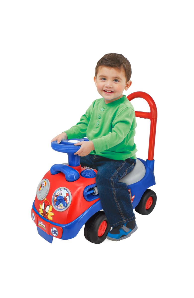 Kiddieland Amazing Spidey My First Activity Rideon W/ Lights & Sounds, Alternate, color, Multicolored