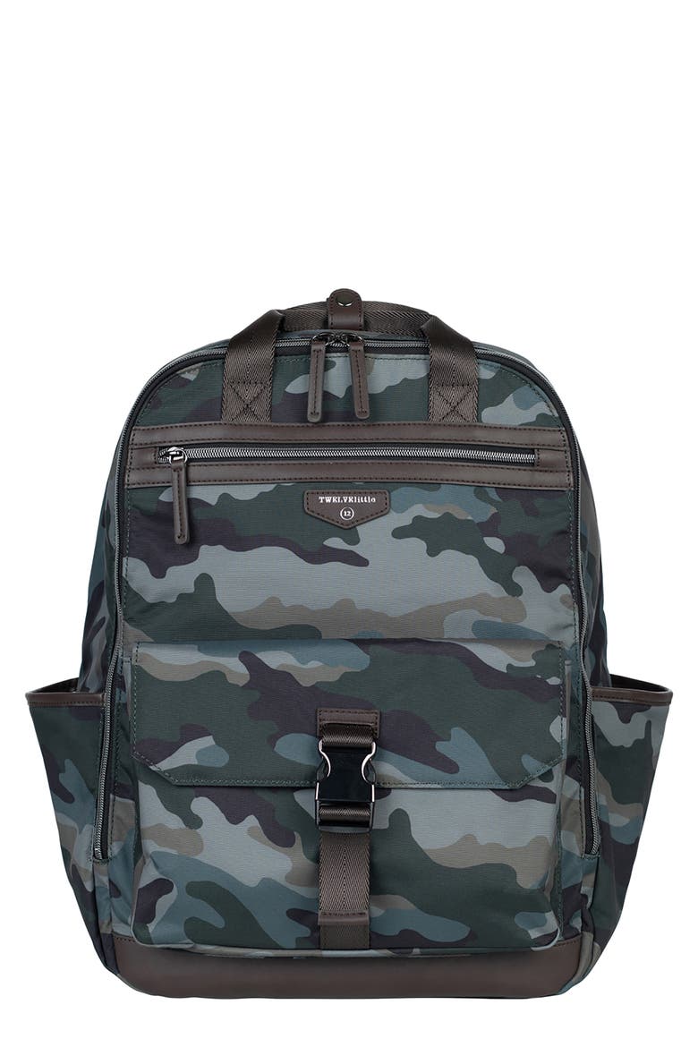 Courage Backpack Diaper Bag, Main, color, CAMO