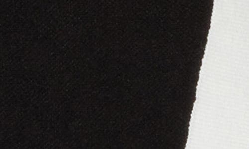 By Design Halsey Tipped Cardigan In Black/gardenia