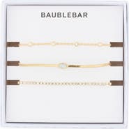 BaubleBar Set of 3 Chain Bracelets