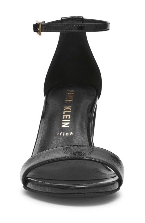 Anne Klein Kourtney Ankle Strap Sandal In Black