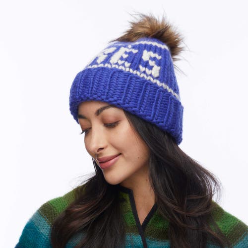 Lele Sadoughi Apres Beanie In Blue