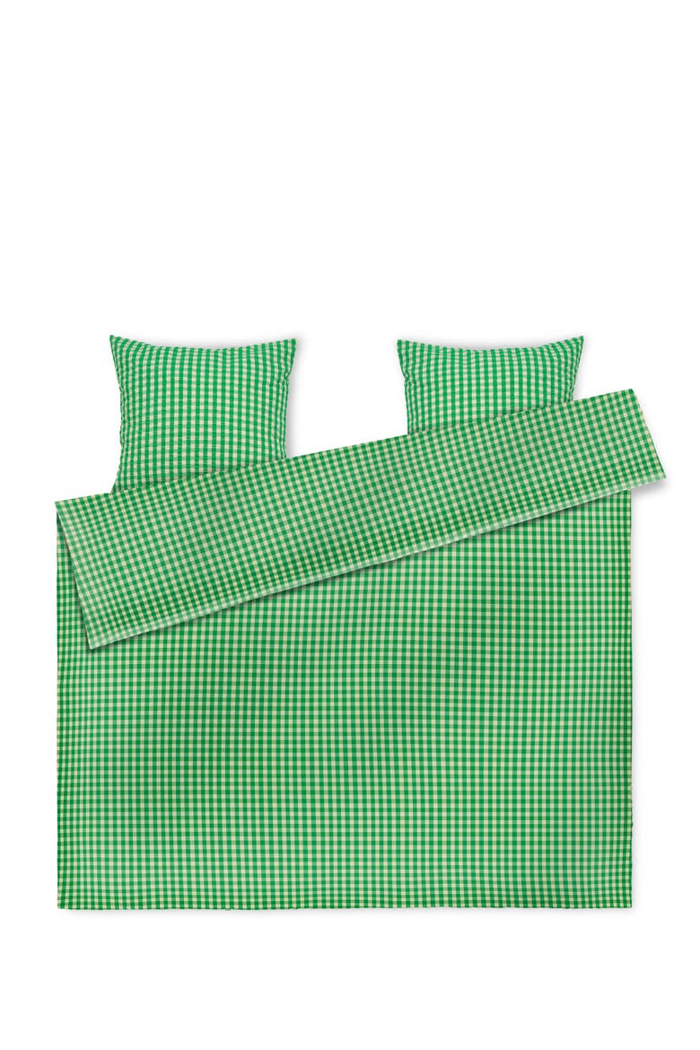 Baek and Bolge Duvet Cover Set, Main, color, Green/Sand