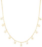 SPHERA MILANO Sterling Silver & CZ Star Charm Necklace