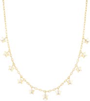 SPHERA MILANO Sterling Silver & CZ Star Charm Necklace