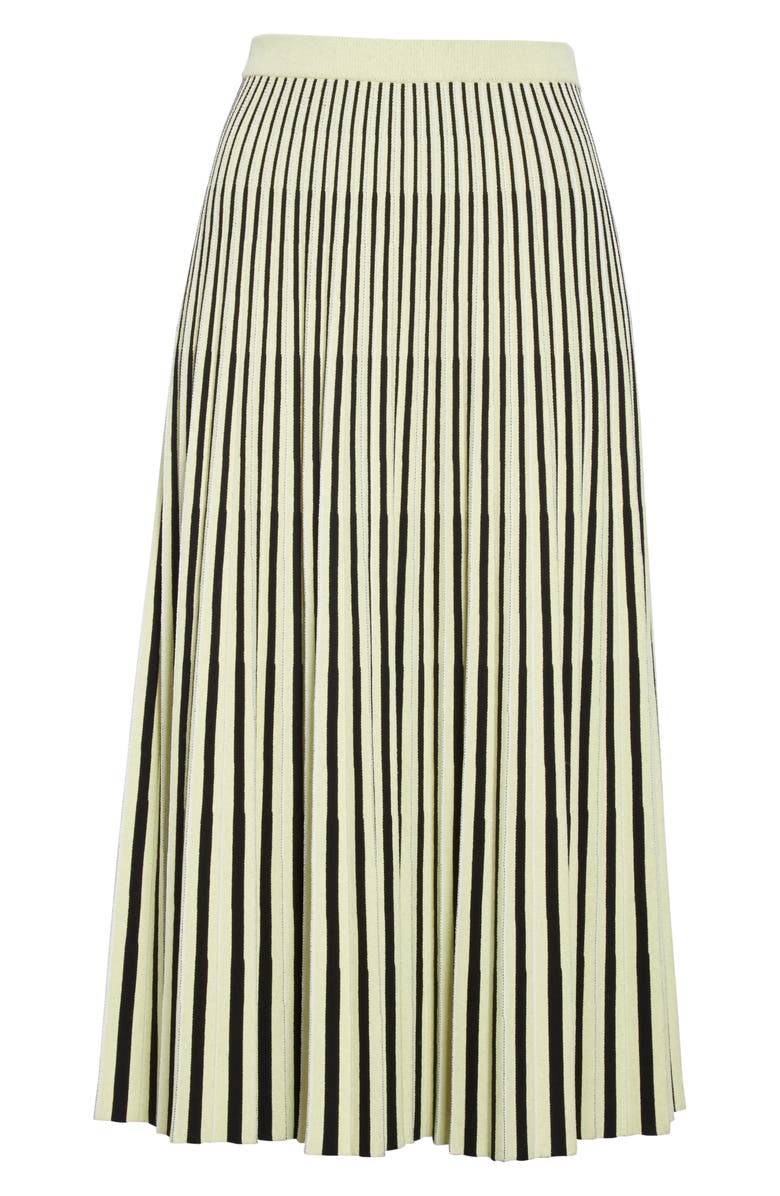 Proenza Schouler Pleated Merino Wool Midi Skirt, Alternate, color,