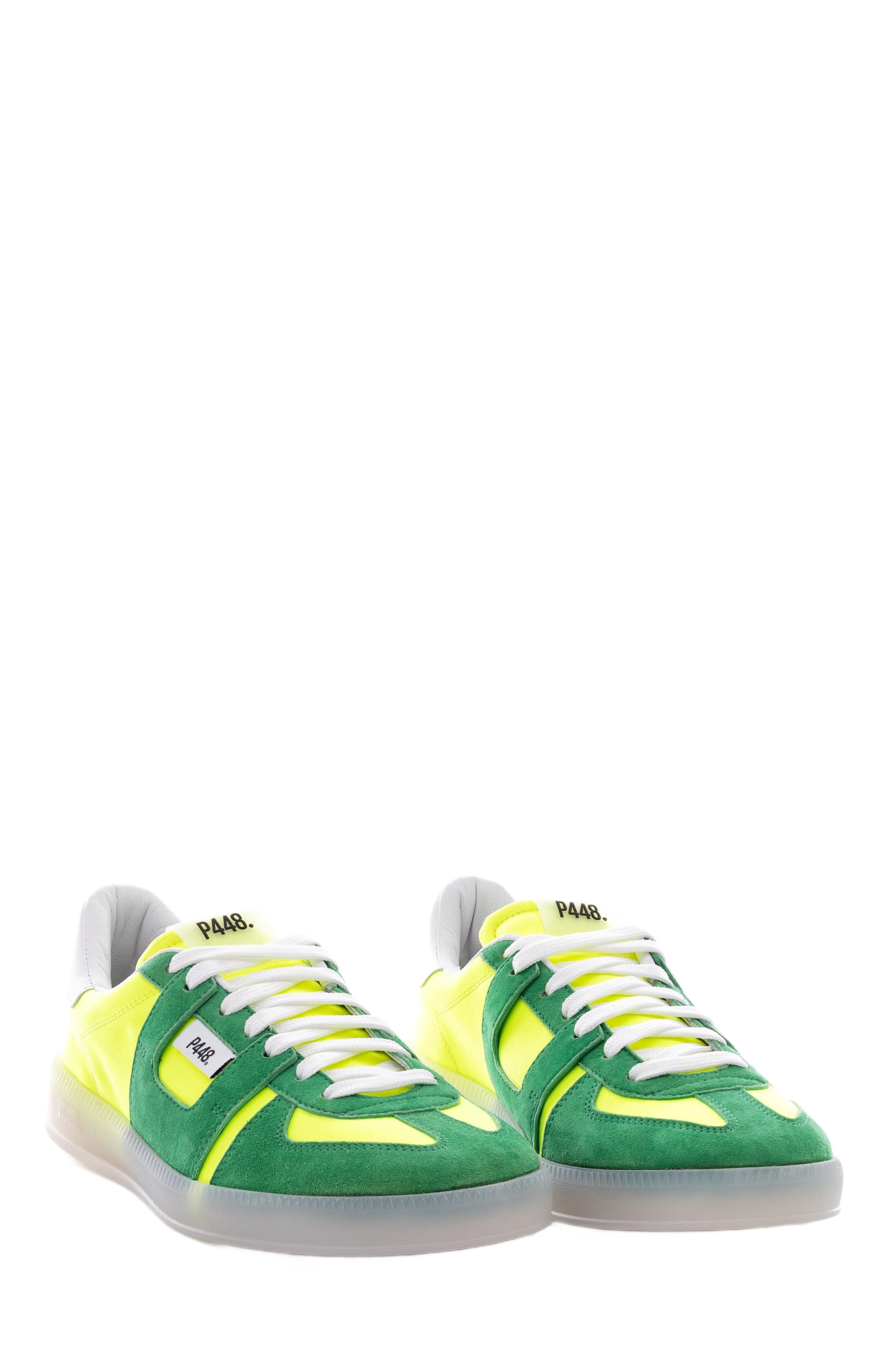Monza Sneaker, Alternate, color, NEON YELLOW