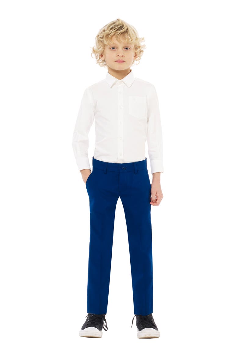 Navy Royale Two-Piece Suit & Tie, Alternate, color, BLUE