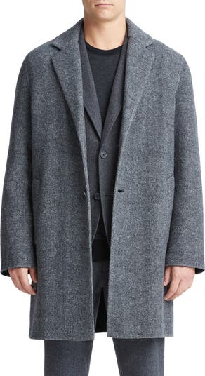 ジャケット・アウター herringbone wool-blend classic coat Vince Herringbone Classic Wool Blend Coat | Nordstrom