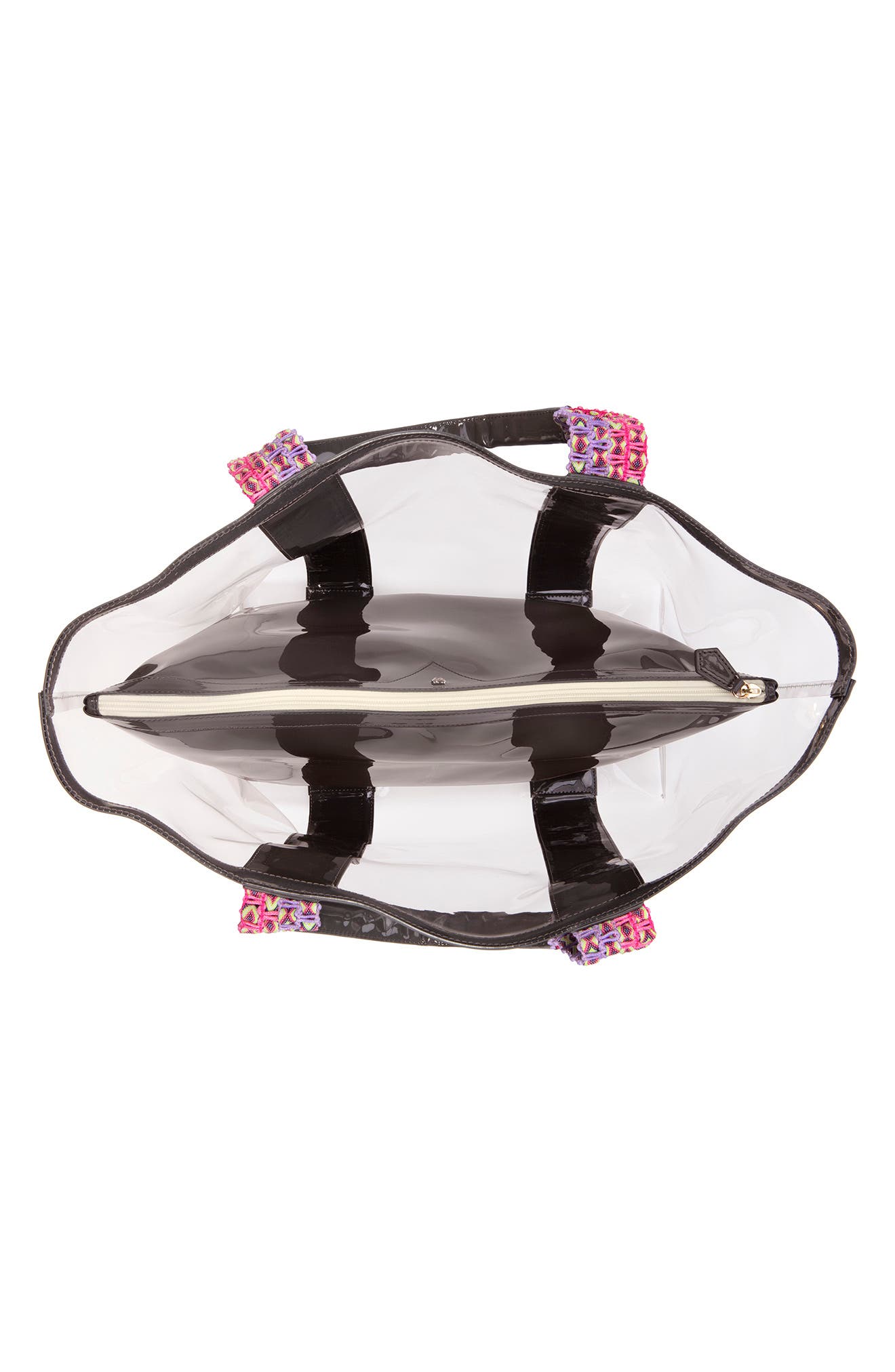 Kelly Wynne Bring on the Beach Clear Tote, Alternate, color, 