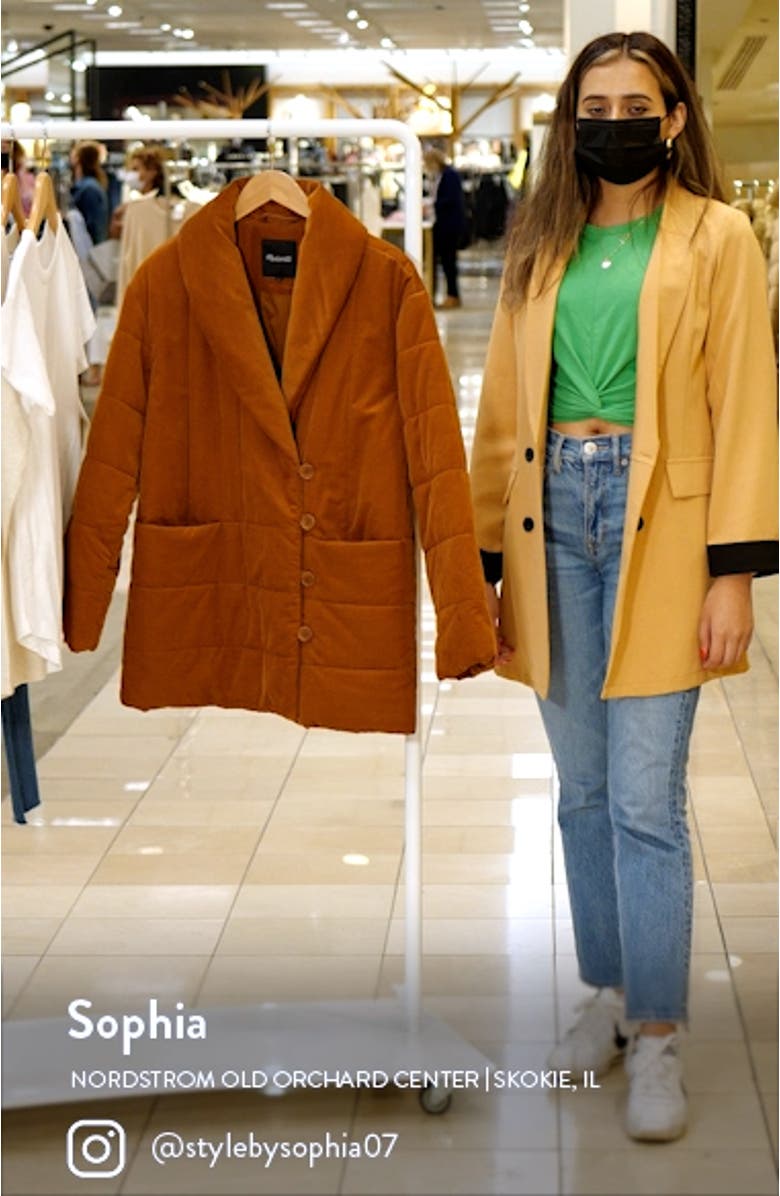 Ensley Quilted Corduroy Jacket, sales video thumbnail