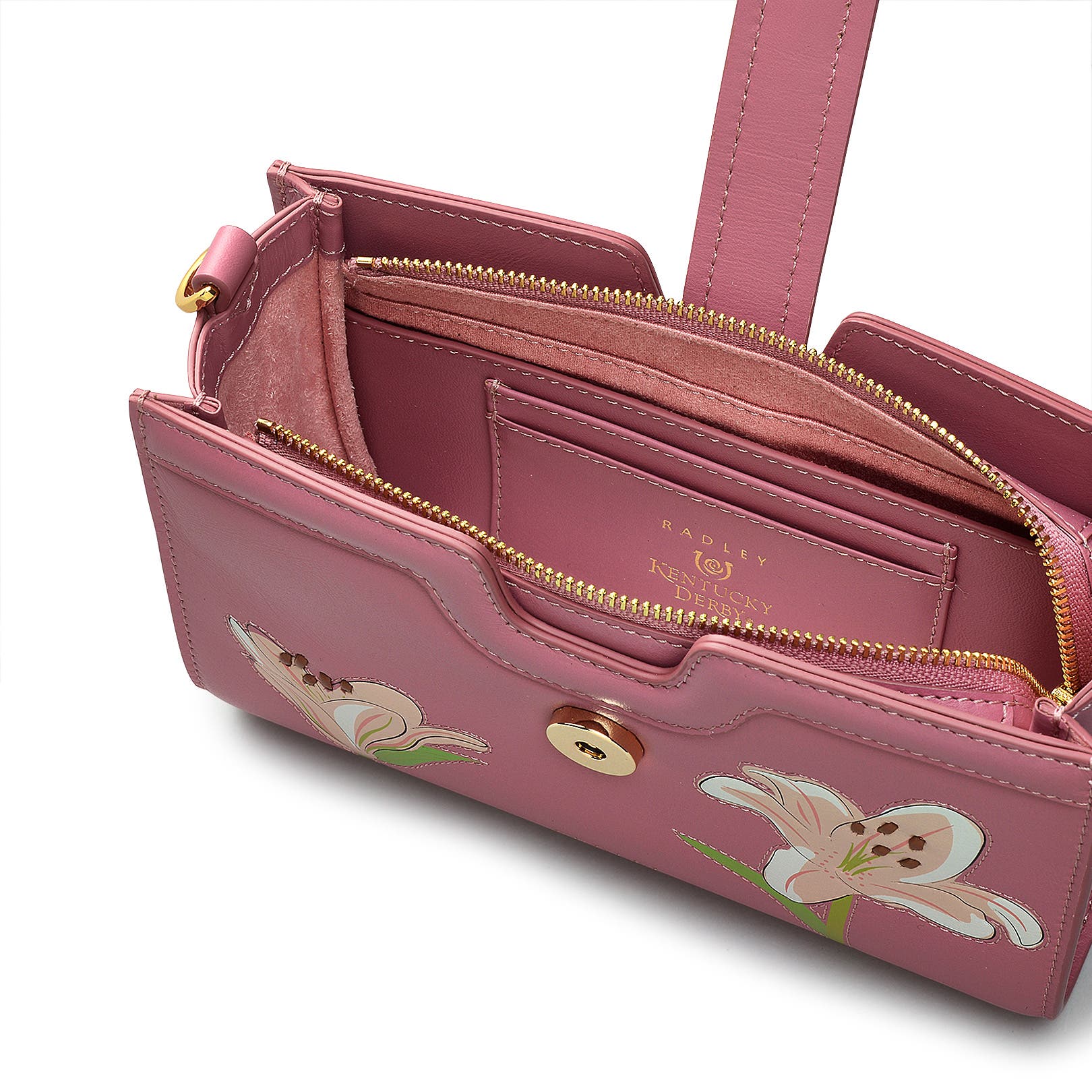 Radley Kentucky Derby SS25 Large Phone Crossbody Bag, Alternate, color, Sienna Pink