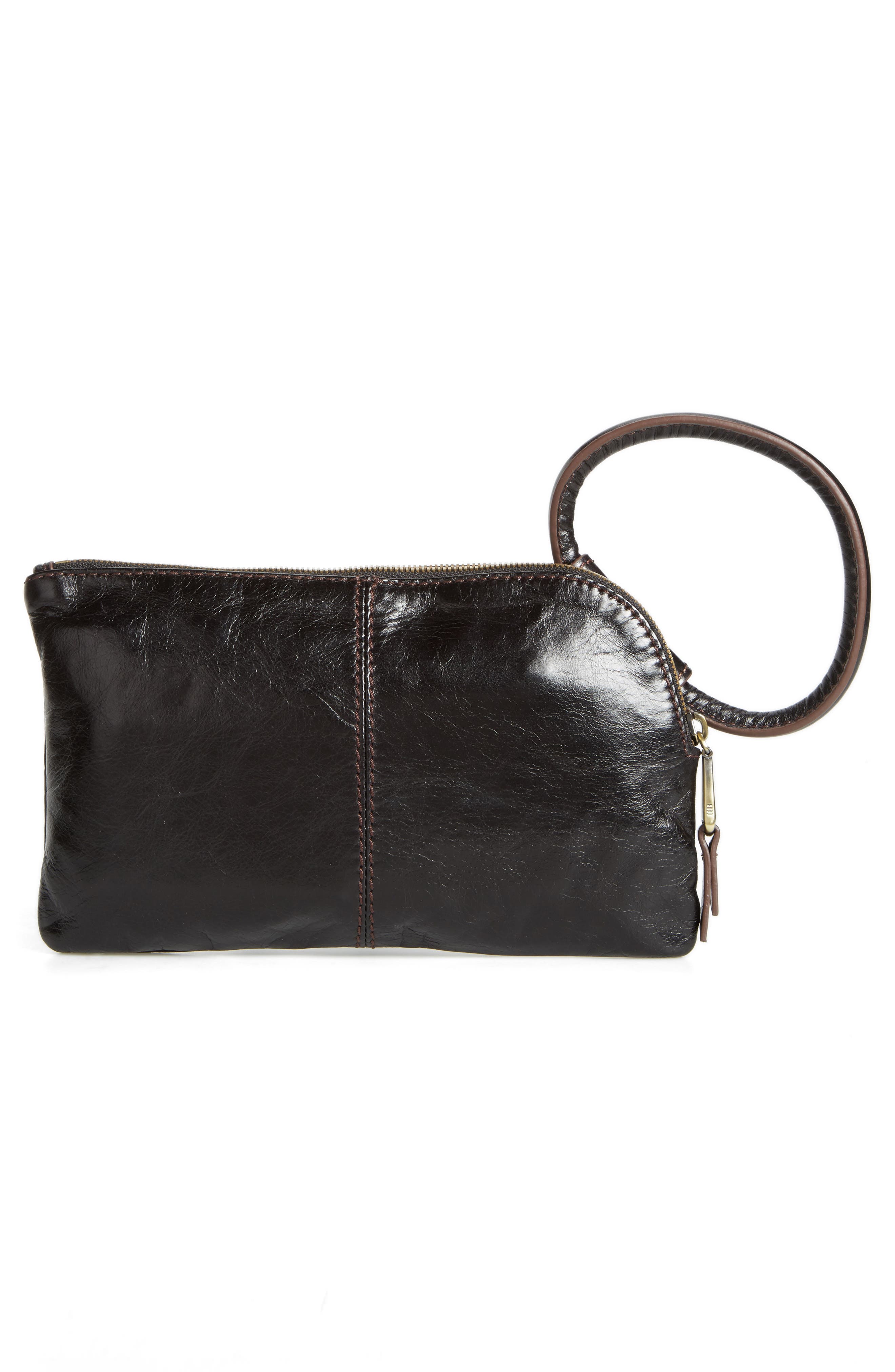 Sable Clutch, Alternate, color, BLACK
