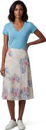 Lords of Harlech Exotic Floral Womens Midi Skirt