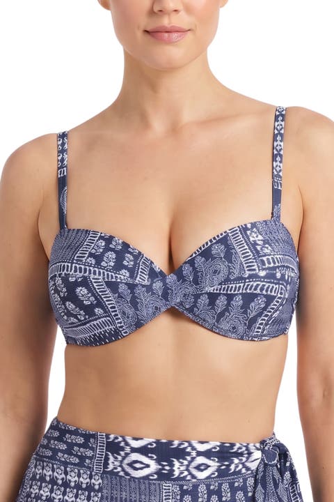 Loryn Twist Bandeau Bikini Top