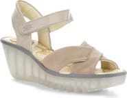 Fly London Yorg Ankle Strap Platform Wedge Sandal