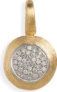 Marco Bicego Jaipur 18K Yellow Gold Small Pavé Diamond Pendant