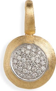 Marco Bicego Jaipur 18K Yellow Gold Small Pavé Diamond Pendant