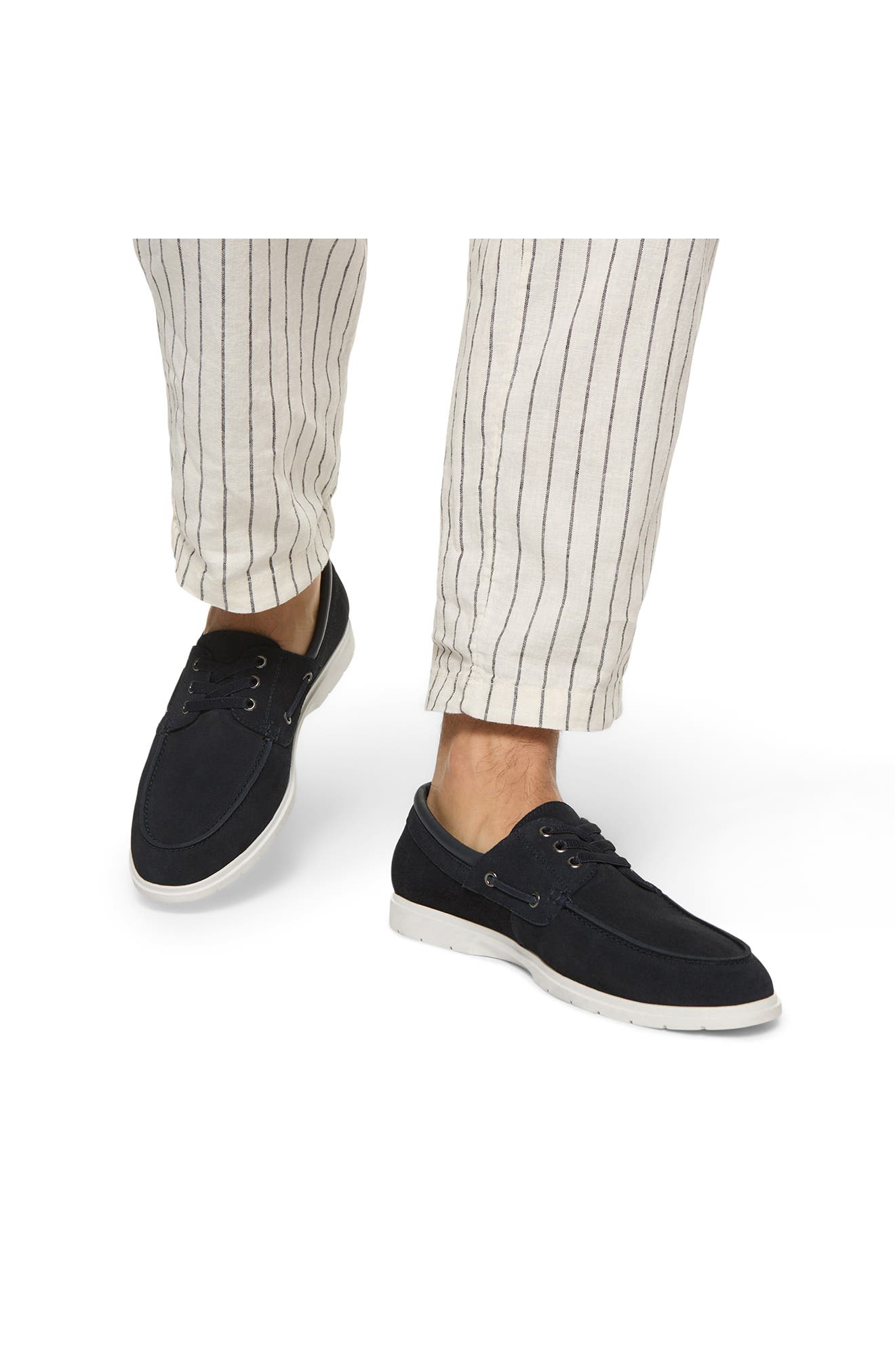 Regatta Boat Shoe, Alternate, color, NAVY