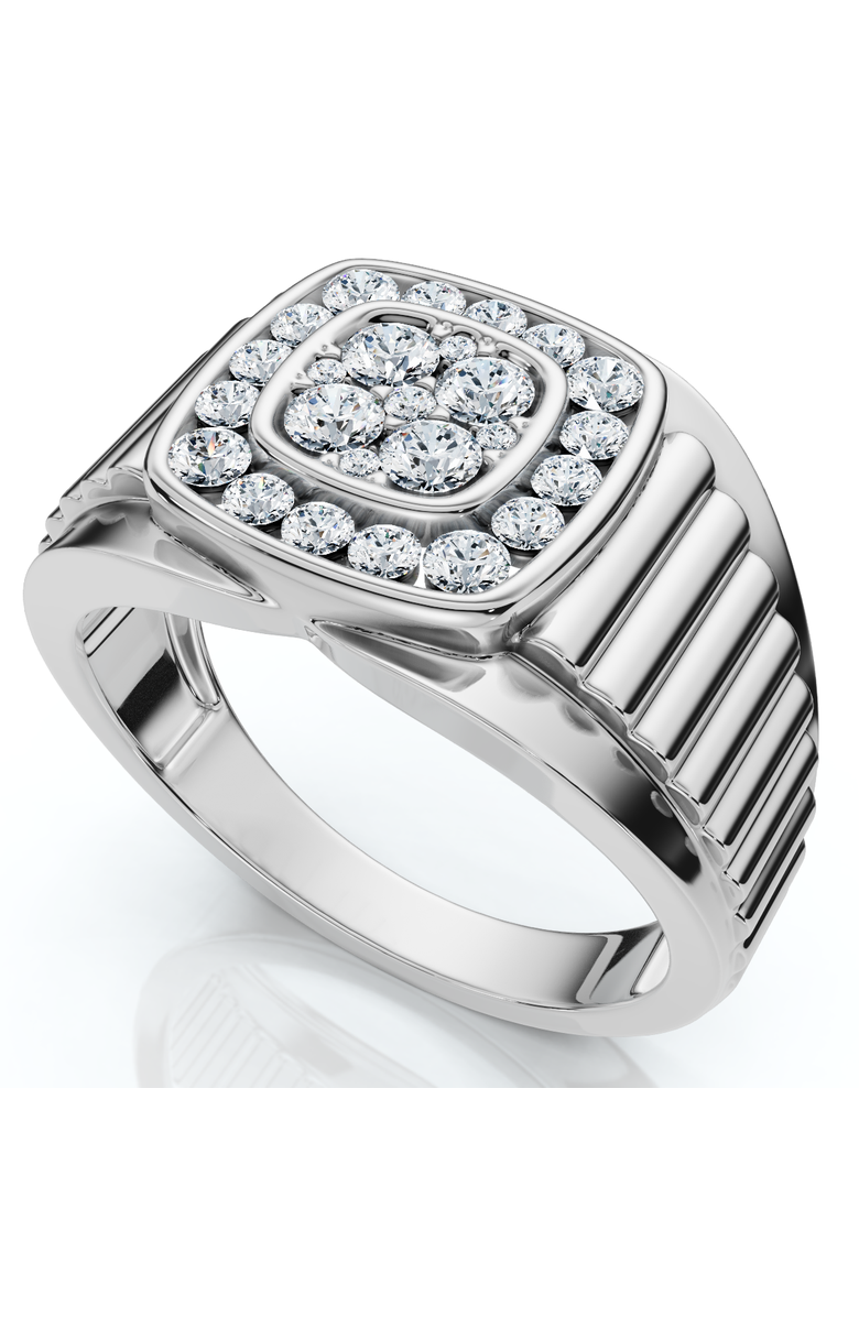 Bliss Diamond 1/2Ct Men's Everett Diamond Wedding Ring 10k Gold Anniversary Band Lab Grown, Alternate, color,