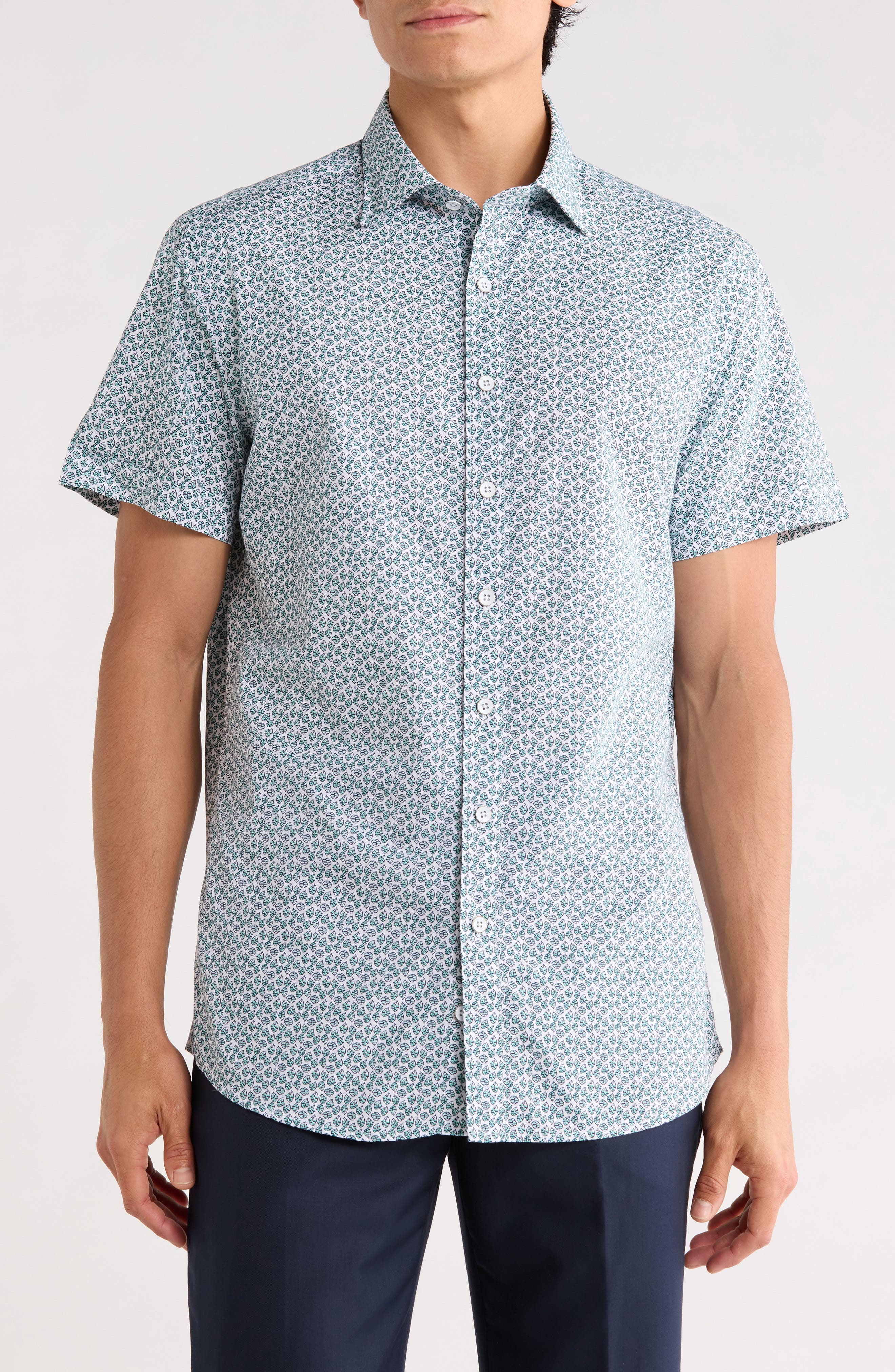 Rodd & Gunn Bell Valley Sports Fit Short Sleeve Button-Up Shirt