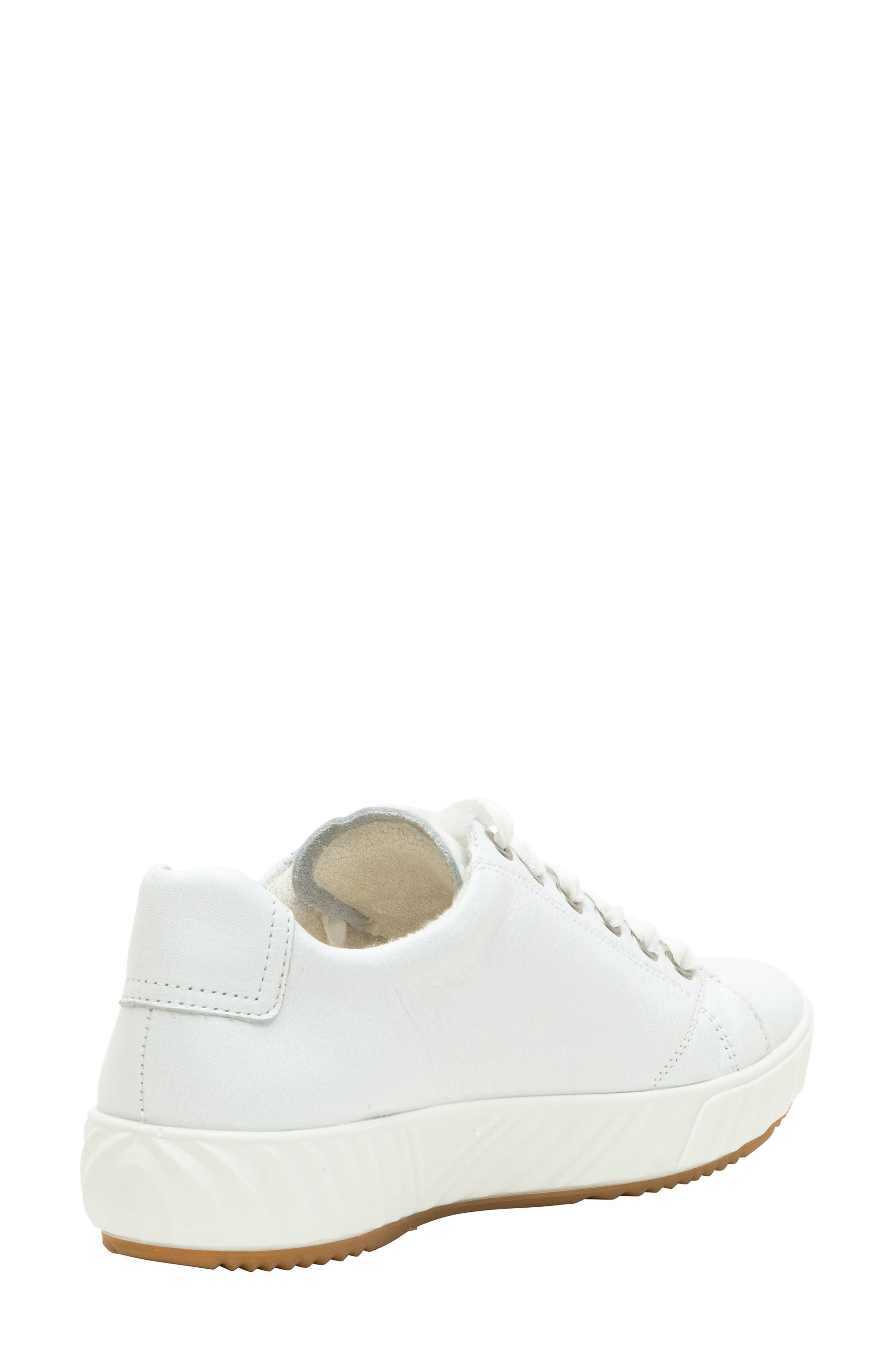 ara Alexandria Suede Sneaker, Alternate, color, White