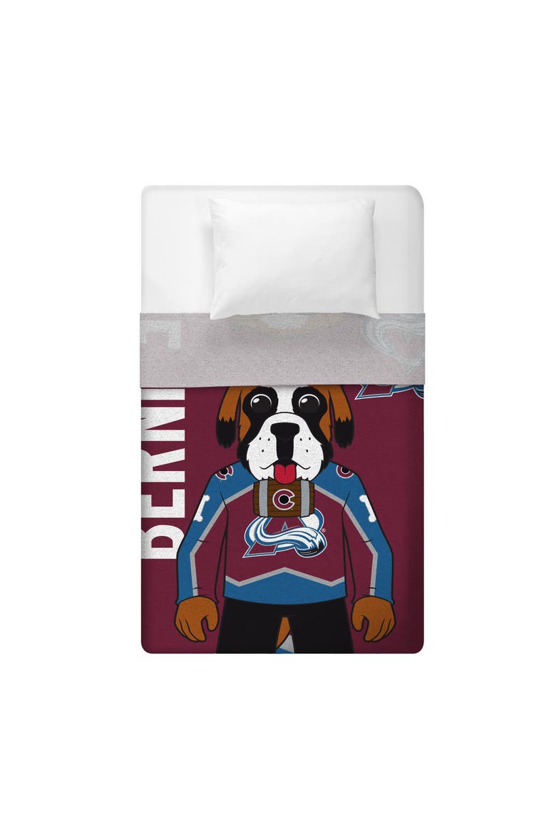 Colorado Avalanche Bernie Mascot 60" x 80" Raschel Throw Blanket, Alternate, color, None