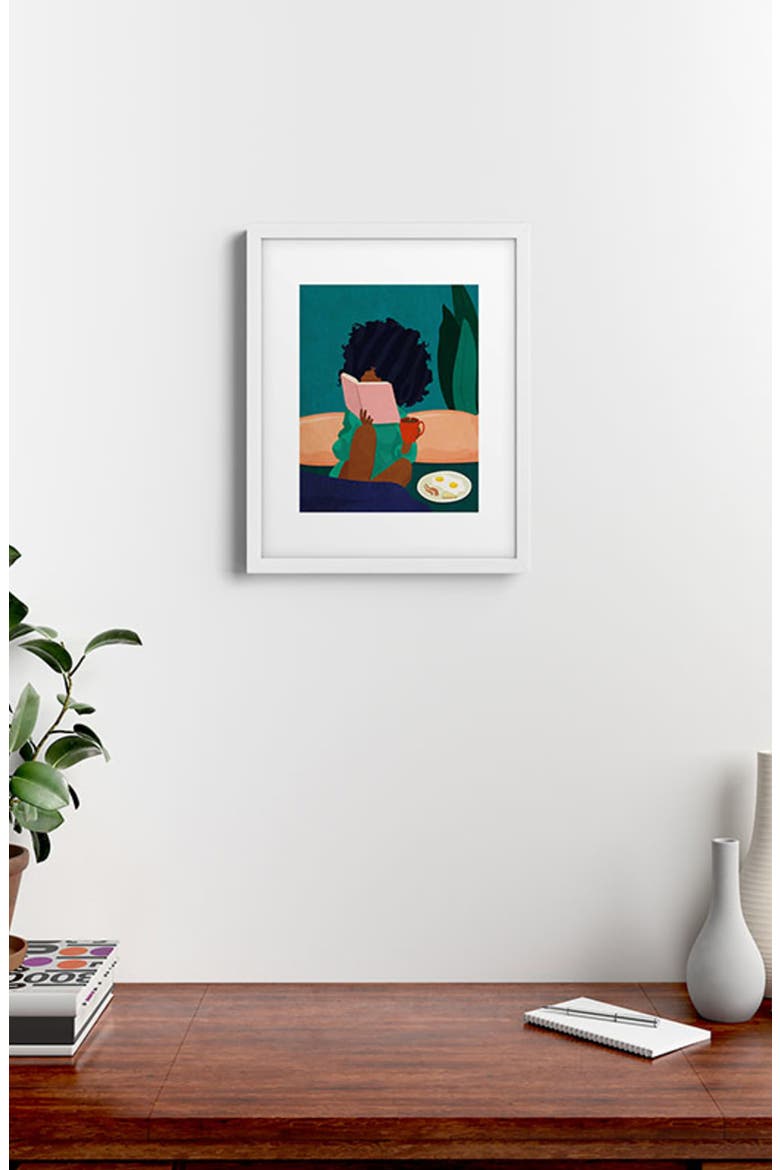 Stay Home No. 5 Framed Wall Art, Alternate, color, BLUE