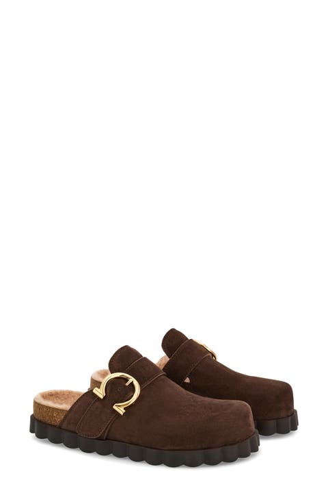 Zaida Genuine Shearling Lined Clog (Women)