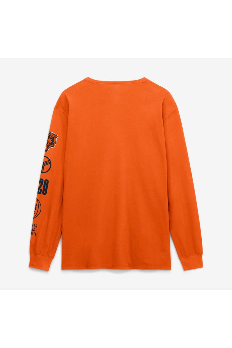 Men's Fanatics Orange Chicago Bears Checkdown Pass Long Sleeve T-Shirt, Alternate, color, Orange