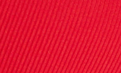 Robin Piccone Amy Triangle Bikini Top In Rhubarb