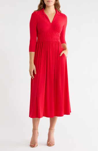 Jersey Midi Dress