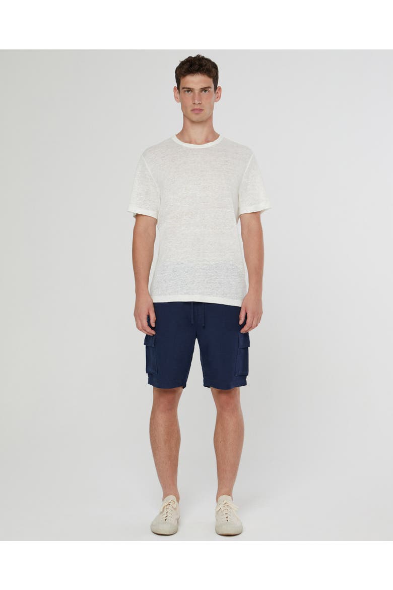 Air Linen Pull-On Cargo, Main, color, DEEP NAVY