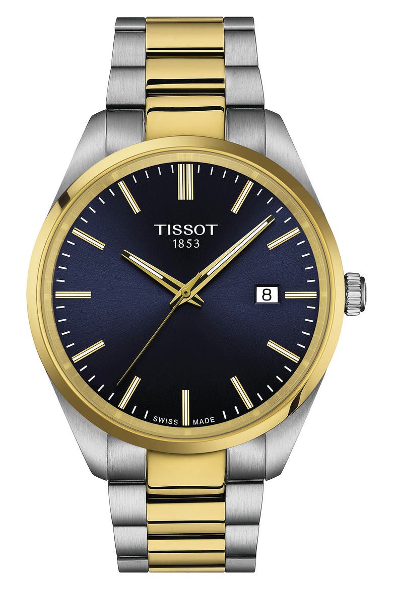 PR 100 Classic Bracelet Watch, 40mm, Main, color, BLUE
