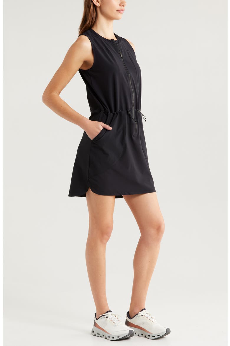 In Flight Utility Dress, Alternate, color, BLACK