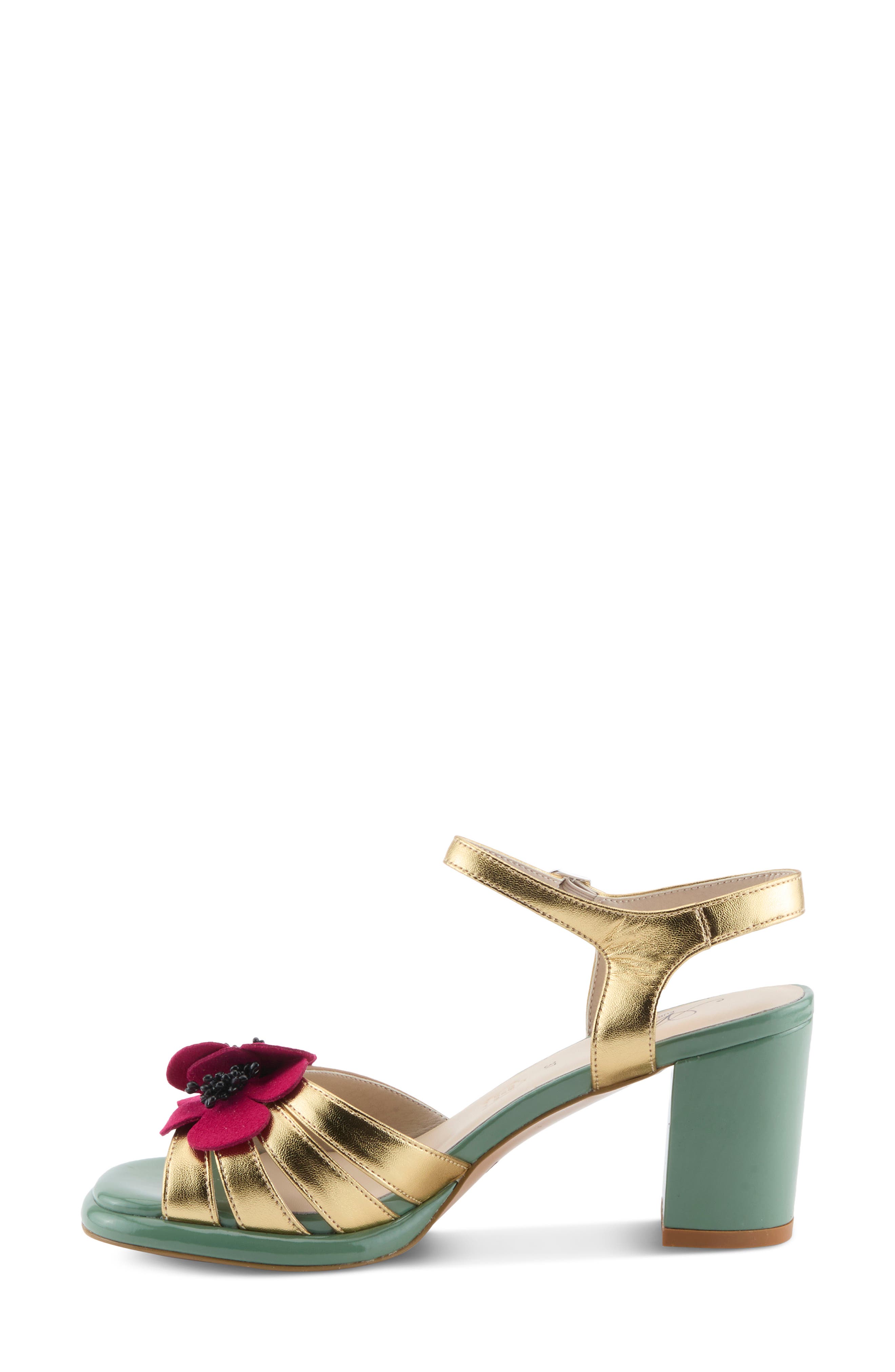 Katriel Sandal, Alternate, color, GOLD MULTI