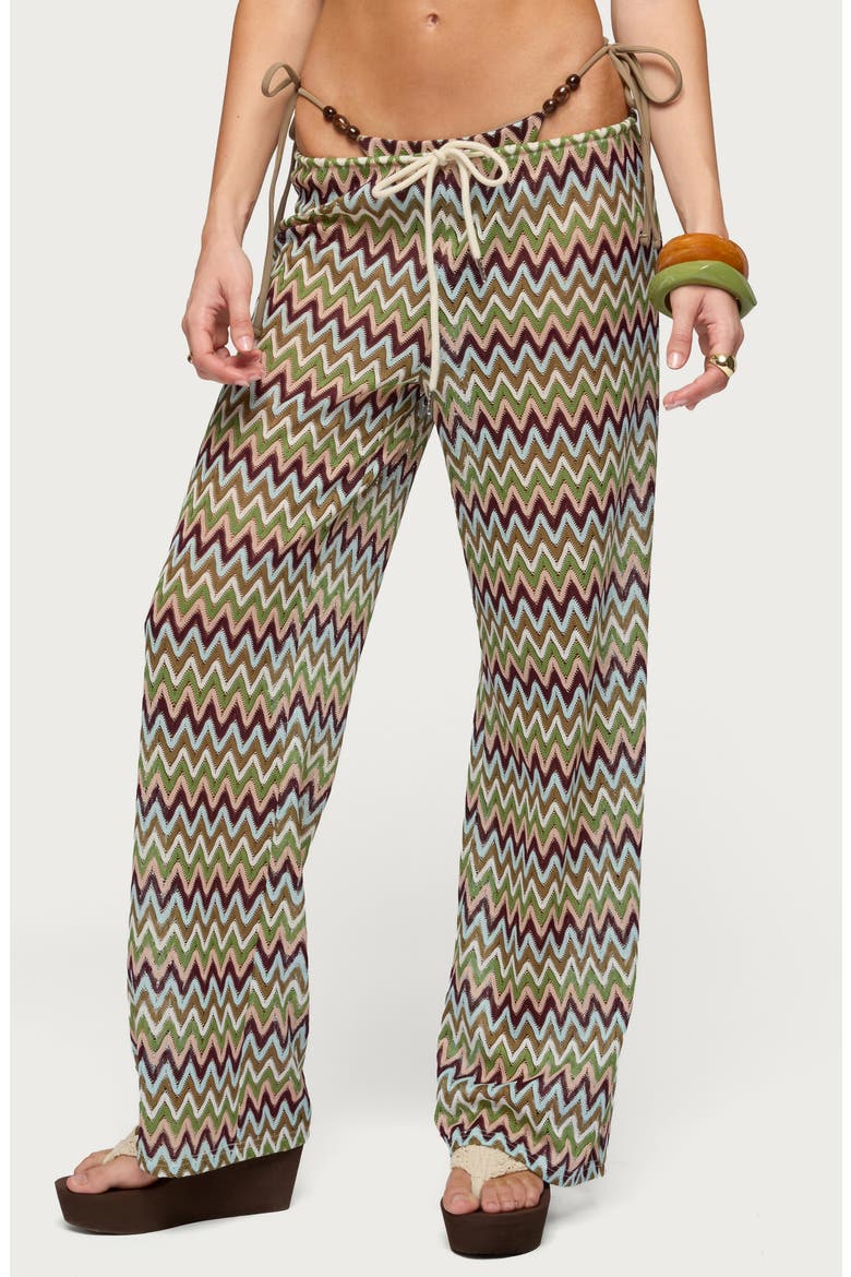 Mindee Crochet Pants, Main, color, OLIVE