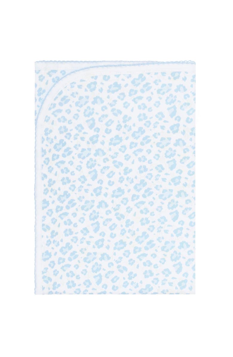 Nellapima Blue Cheetah Print Blanket - Baby, Main, color, Blue