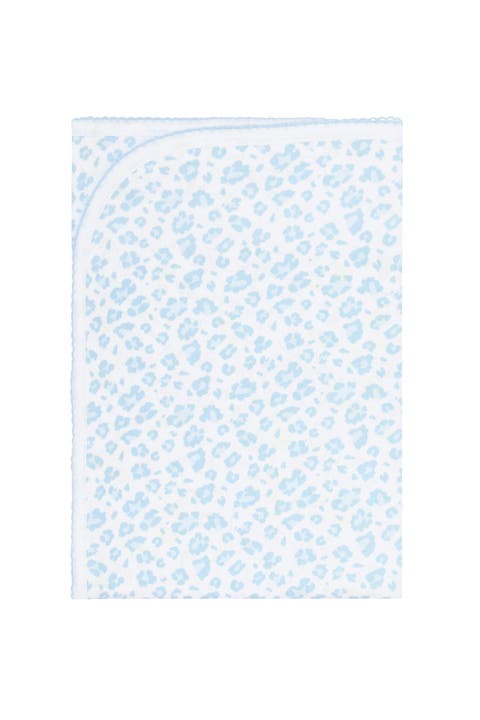 Blue Cheetah Print Blanket - Baby