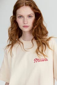 H&M Oversized t-shirt with printed motif