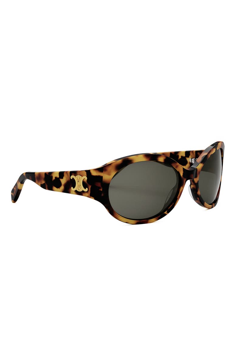 CELINE Triomphe 62mm Oval Sunglasses, Alternate, color, 